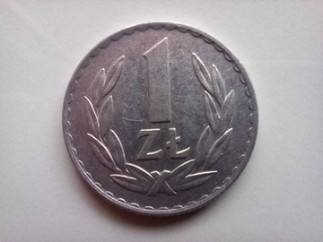 1 złoty 1949 r aluminiowy 