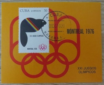 Kuba Igrzyska Montreal 1976 Mi bl 47 