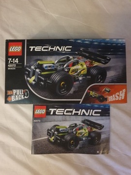 Klocki LEGO Technic 42072 Żółta wyścigówka