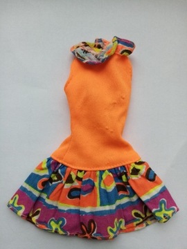 Ubranko dla Barbie vintage sukienka