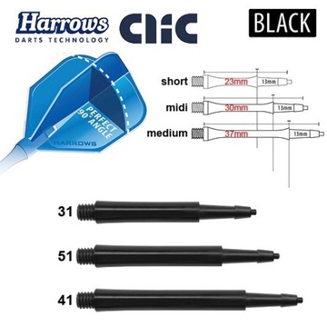 Harrows CLIC Shafty DART MP 