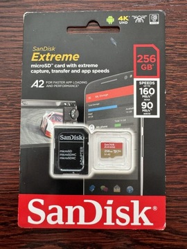 Karta microSD SDXC Sandisk Extreme 256 GB