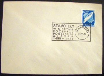 Cp. z Fi. 824, kas. okolicznościowy. Szamotuły.