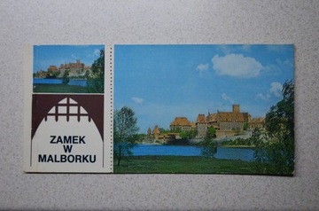 Zamek w Malborku książeczka z pocztówkami 1981 rok