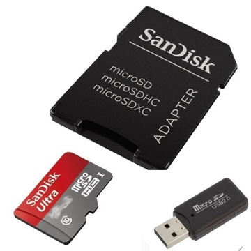 ADAPTERY DO KARTY MICRO SD + KARTA 512 MB GRATIS