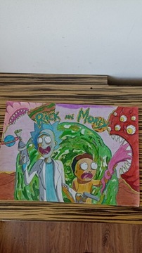 Rysunek Rick&Morty