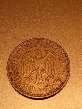 Niemcy 1 marka, 1976 MENNICA D