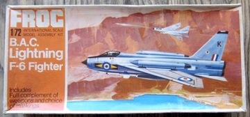 B.A.C. Lightning F - 6 , 1:72, Frog, vintage
