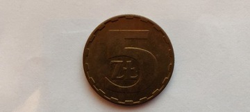 Polska 5 złotych, 1988 r. (L141)