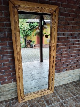 Lustro duże STARE DREWNO Loft Rustic RetroHandMade