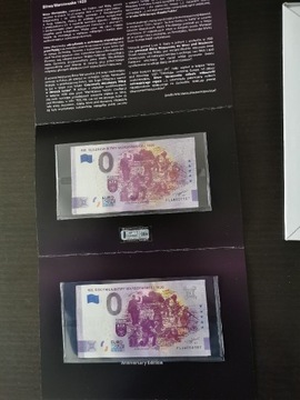 Banknot 0 Euro 100 rocznica bitwy warszawskiej