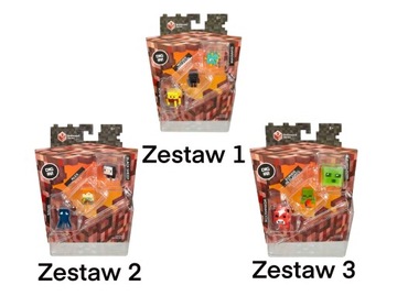 Minecraft 3 zestawy do wyboru- 3 figurki unikaty!