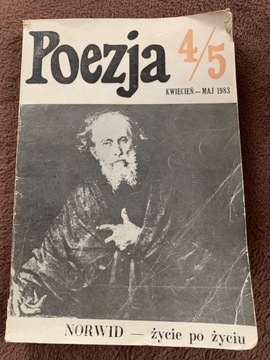 Poezja 4-5/1983 Norwid - życie po życiu  y