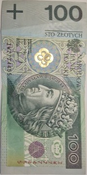 banknot 100 PLN 