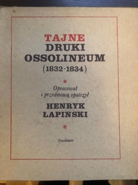 Tajne druki Ossolineum