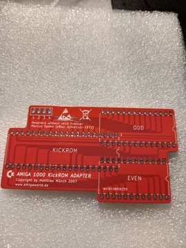 Płytka PCB Amiga 1000 Kick ROM adapter