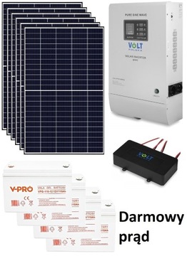 Solarny zestaw na działkę max 5000W Fotowoltaika