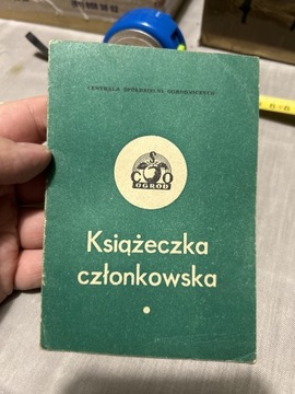 KSIĄŻECZKA CZŁONKOWSKA CENTRALA SPÓŁDZIELNI OGRODN