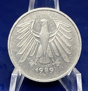 Niemcy RFN 5 marek, 1989 F - Stuttgart