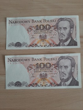 Banknoty PRL 100 zł