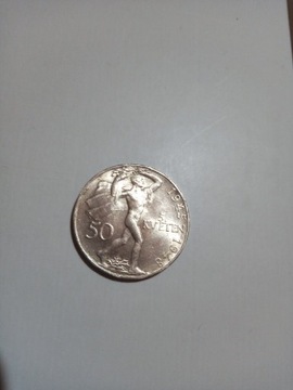 Moneta 50 koron 1948