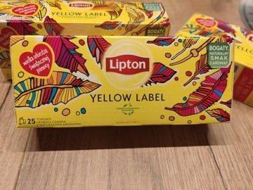 Herbata czarna Lipton yellow label 25 torebek 50g