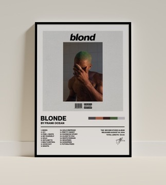 Plakat Frank Ocean Blonde A4