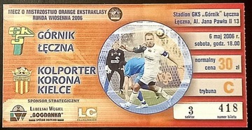 Ekstraklasa: Górnik Łęczna - Korona Kielce 2006