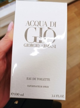 Perfumy nowe Acqua Di Gio Giorgio Armani 100ml