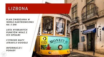 LIZBONA PORTUGALIA 5 dniowy plan zwiedzania + 2 mapy Google
