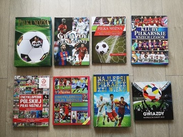 Książki o piłce nożnej,  futbolu. Wielka kolekcja 