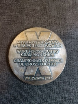 Medal z Mistrz. Świata w Biegach Przełajowych 1982