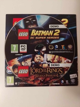 Gra PC Lego Władca Pierścieni 1 Batman 2 dvd dc