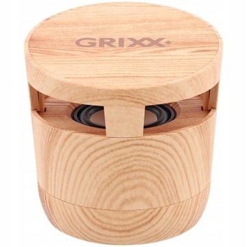 Głośnik przenośny Grixx brązowy 3 W