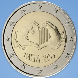 2 euro Malta 2016 - Miłość- UNC