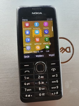 Nokia 301 sprawna czarna 