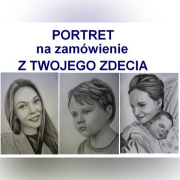 Portret rysowany z twojego zdjęcia na zamówienie