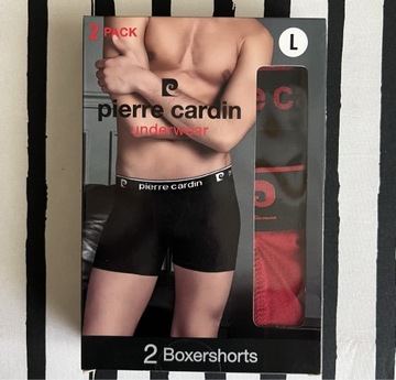 Pierre Cardin 2 pack zestaw bokserek premium L