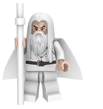 LOTR Gandalf Biały Figurka Kompatybilna z LEGO