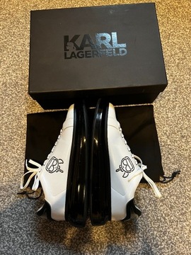 Sneakersy KARL LAGERFELD KL52631 Biały