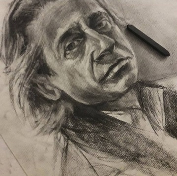 Portret Rysunek Szkic 