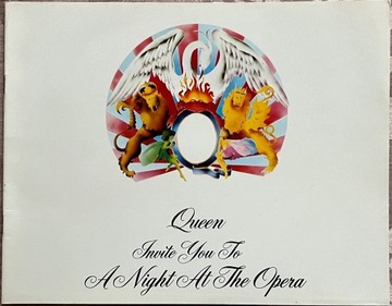 A Night At The Opera program koncertowy UK M
