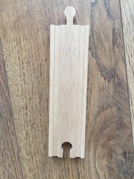 Tor prosty średni kolejka drewniana 1 szt. 12,5 cm