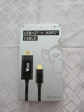 Kabel USB-C - HDMI 1.4 Silver Monkey