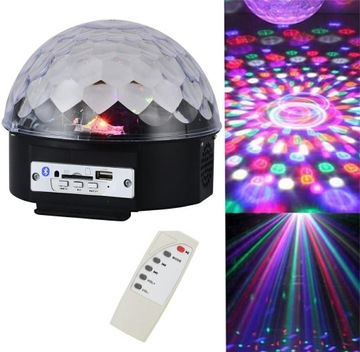 Półkula led magic ball mp3, bluetoth, głośniki FV