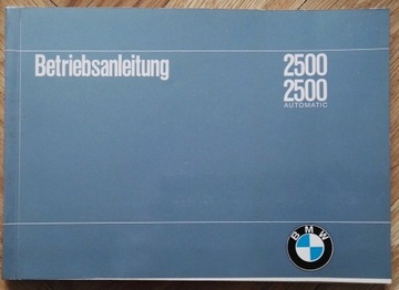 BMW instrukcja 2500 automatic