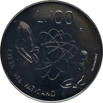 Watykan 100 lire 1983, KM#173