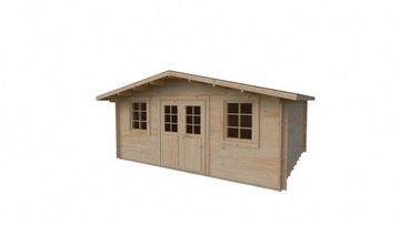 Domek drewniany - BURZYK 500x400 20 m2