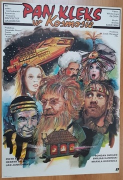 Pan Kleks w kosmosie, Pągowski 1988 plakat filmowy