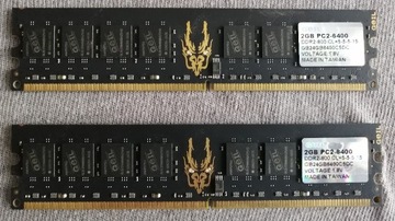 Pamięć RAM Geil 2x2GB PC2-6400 DDR2-800 CL